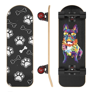 GRTRE 26 Inch Large Pet Skateboard for Dogs