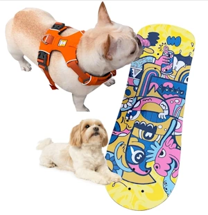 QWPOFISN Skateboard Smooth Flexible Cornering Yellow