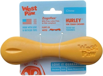WEST PAW Hurley Dog Bone Chew Toy for Tough Chewers