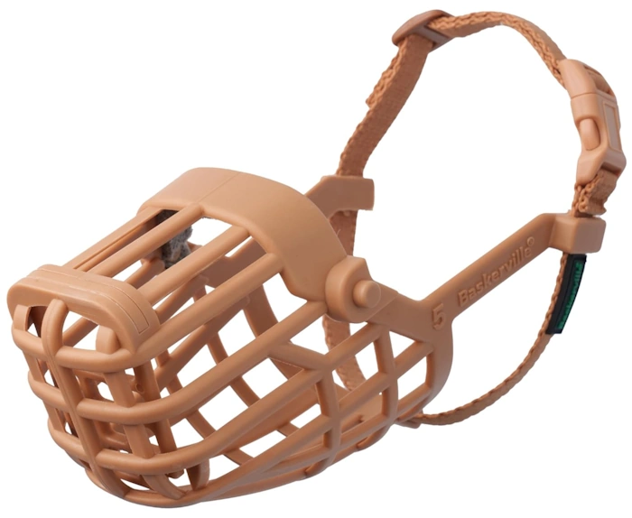 Baskerville Classic Basket Muzzle - Dog can Pant and Drink