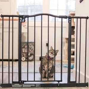 MyPet Windsor Arch Hold-Open & Auto-Close Pressure-Mount Pet Gate