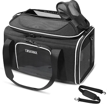 Petskd Soft-Sided Carrier for Small Dogs with Locking Safety Zippers