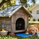 How to keep a doghouse cool in summer