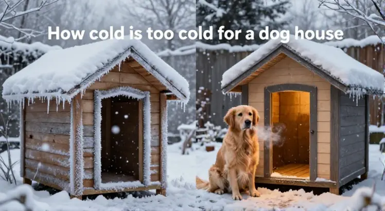 how cold is too cold for dogs