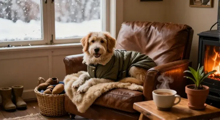 how to keep dog warm in winter